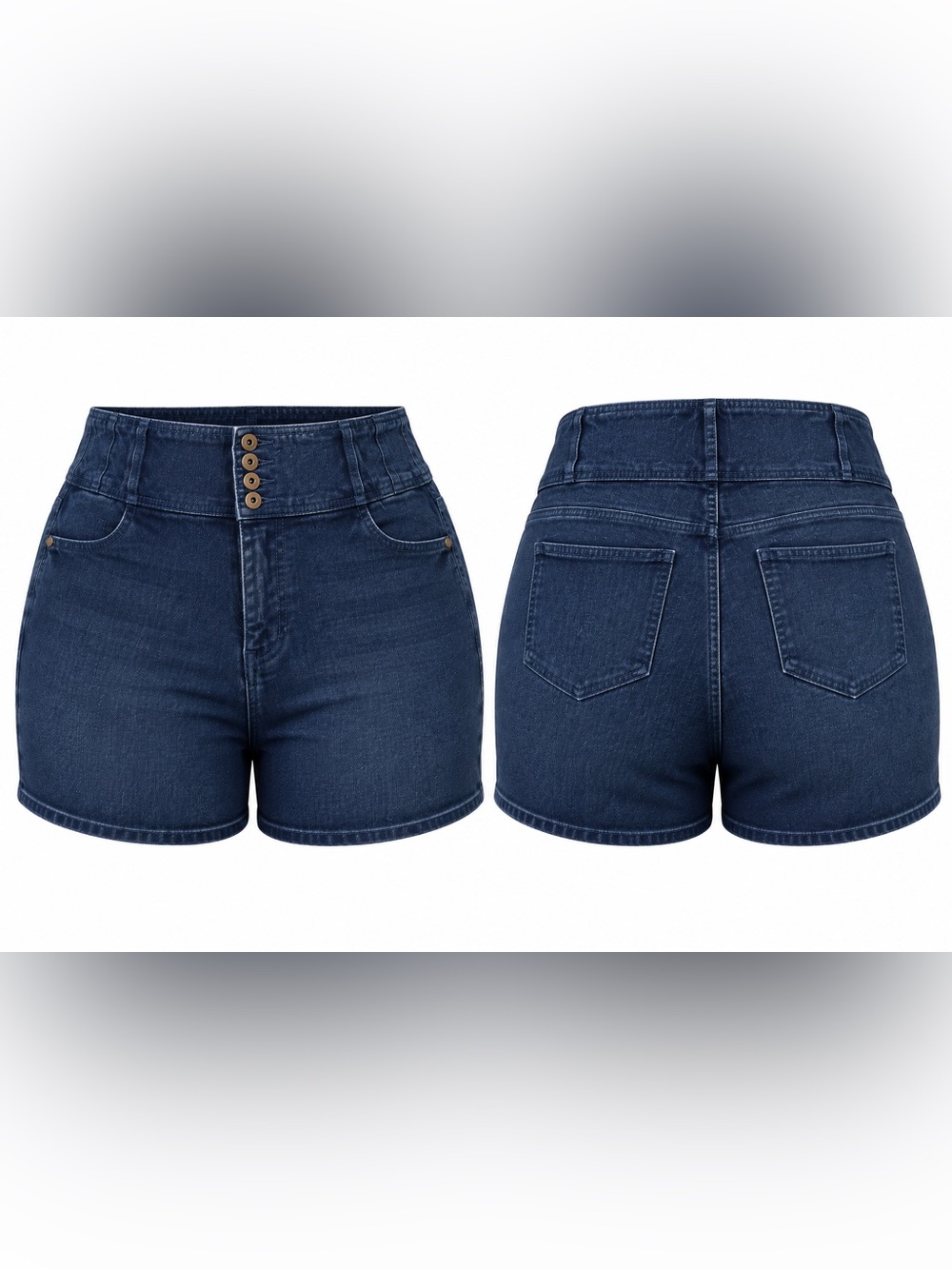 torrid Dark Blue Ultra High-Rise Denim Jean Shorts